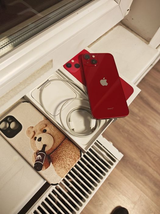 iPhone 13 Red 96%Bat 128GB Fullbox totul original liber retea