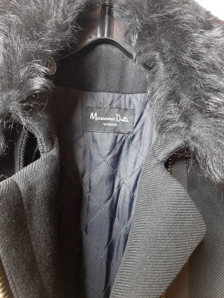Пальто Massimo Dutti,Шуба белая(стриженная норка)