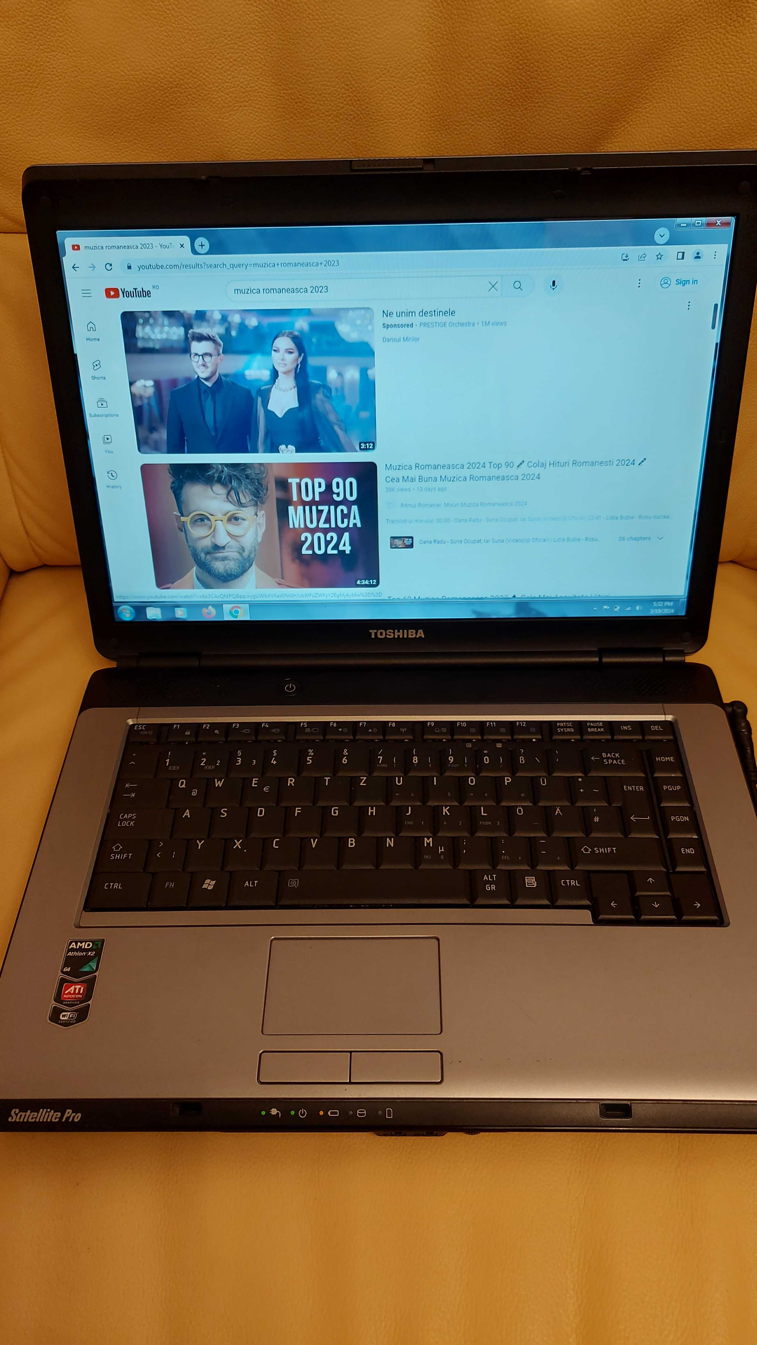 Laptop TOSHIBA Satellite Pro, L300D, 15,6 inch