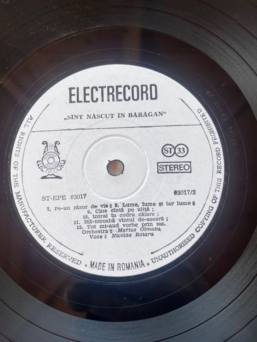 8 discuri vinil muzică populară