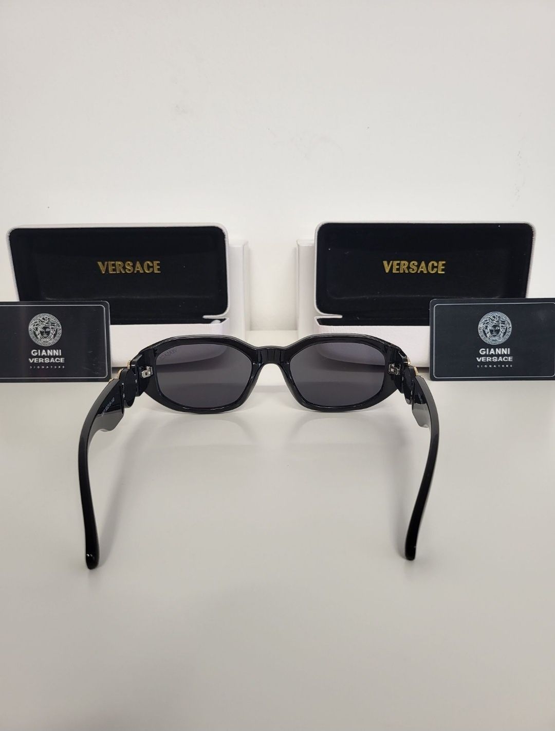 Ochelari de soare Versace Medusa Negru/Alb