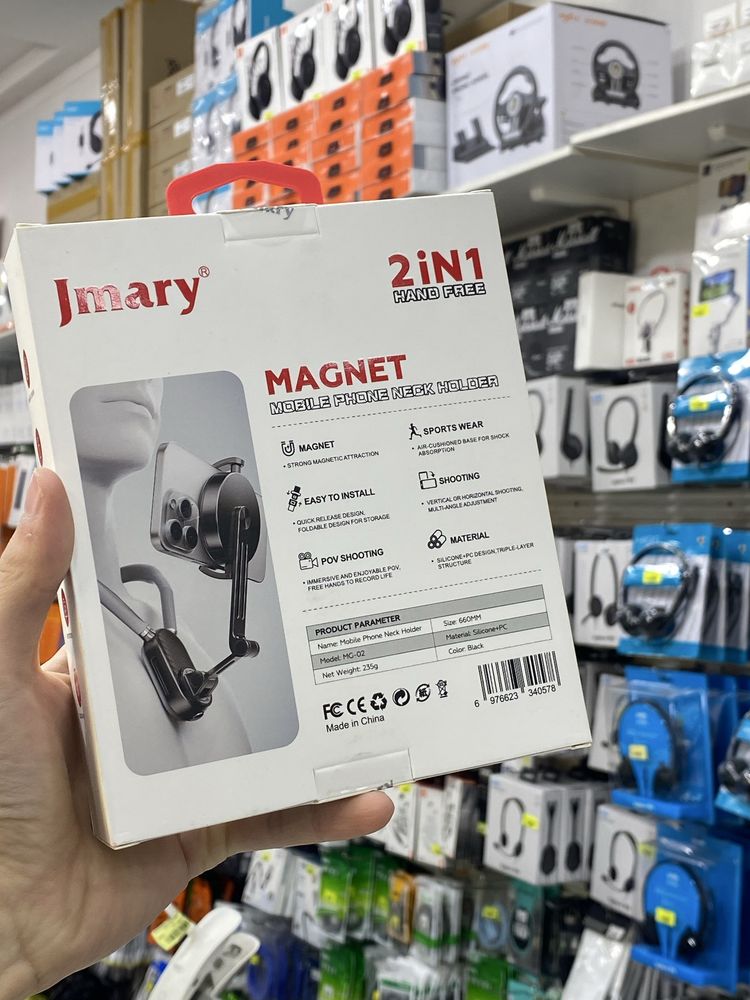 Держатель для телефона на шею Jmary MG-02 – комфорт и свобода рук!
