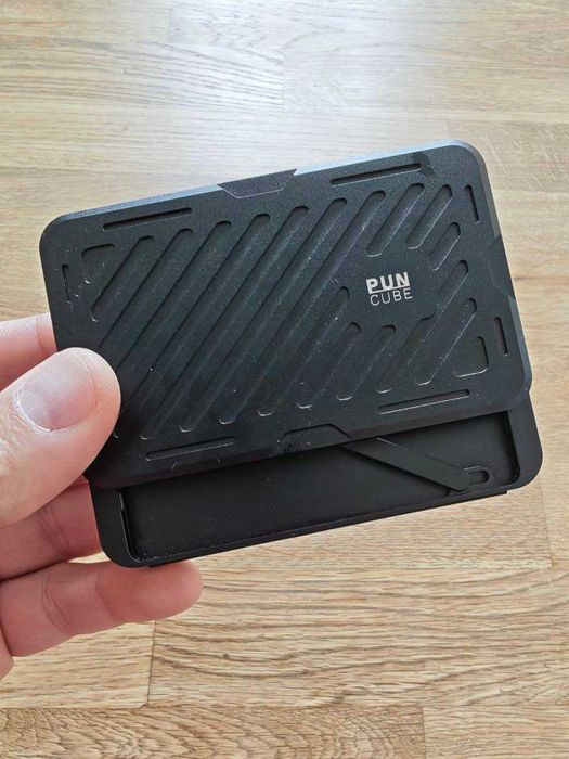 PunCube Mech Wallet компактно портмоне с монетник
