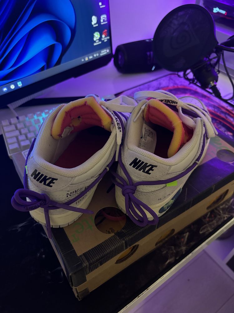 Off White x Dunk Low Lot 15