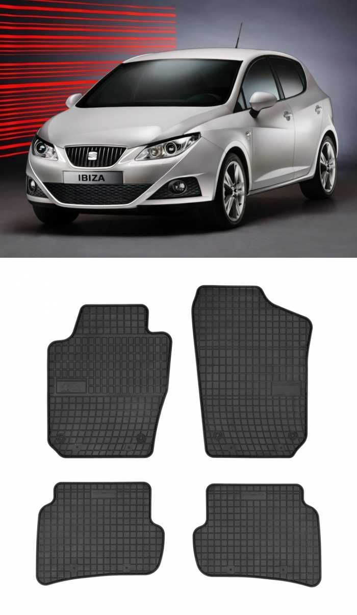 Гумени стелки Frogum за Seat Ibiza 08-17 Skoda Fabia 14-21