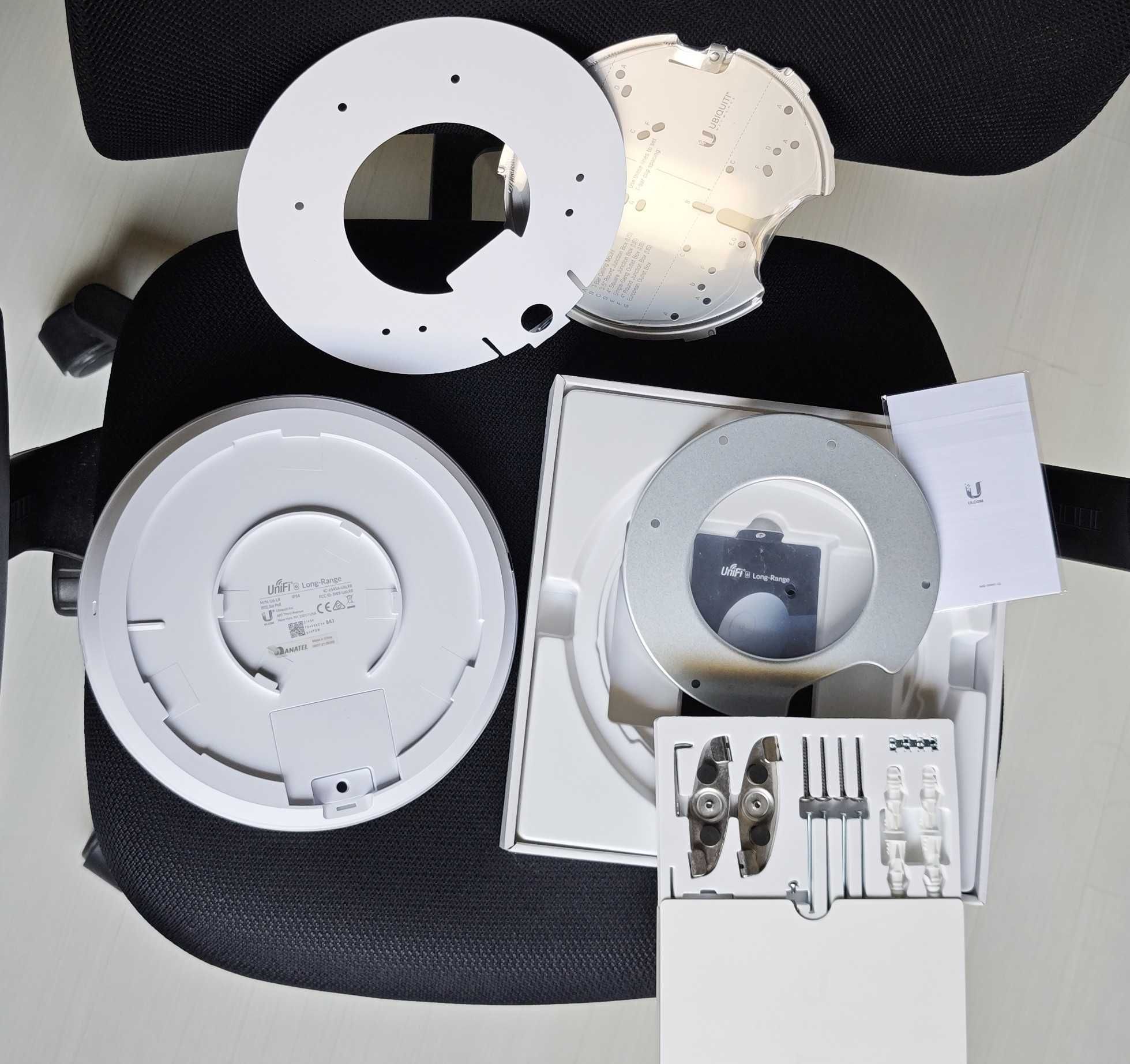 Ubiquiti UniFi 6 Long-Range AX3000 (U6-LR) пълен комплект