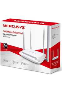 Router wireless Mercusys MW325R, 300Mbps, 4 porturi 10/100Mbps,