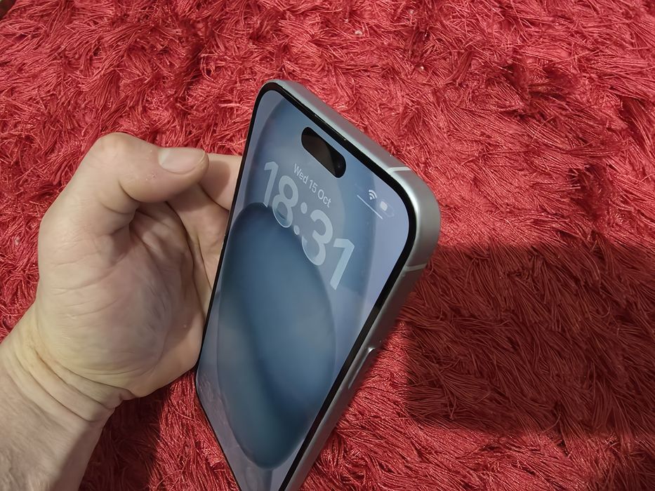 -Iphone 15Plus, Blue, 128Gb, 8Ram, bat: 85%, doar telefonul, stare foa
