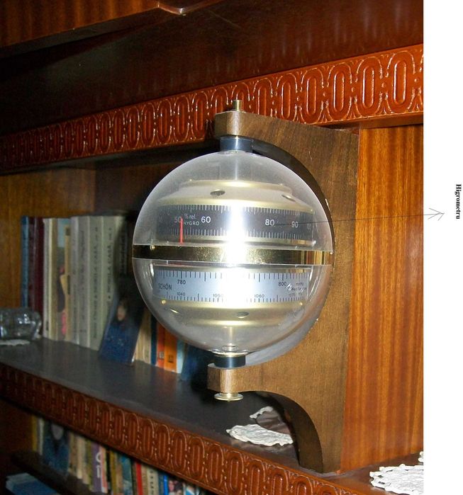 Stație meteo navală. Barometru + termometru + higrometru