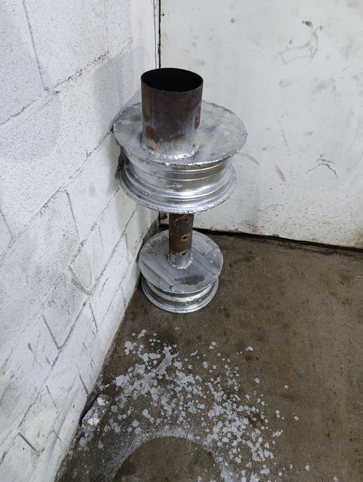 Печь на отработке