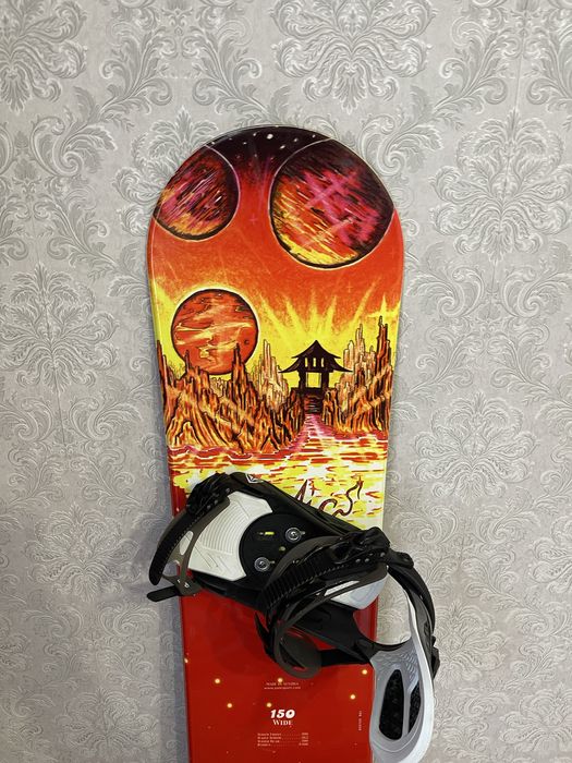 Placa snowboard 150 cm wide cu legaturi