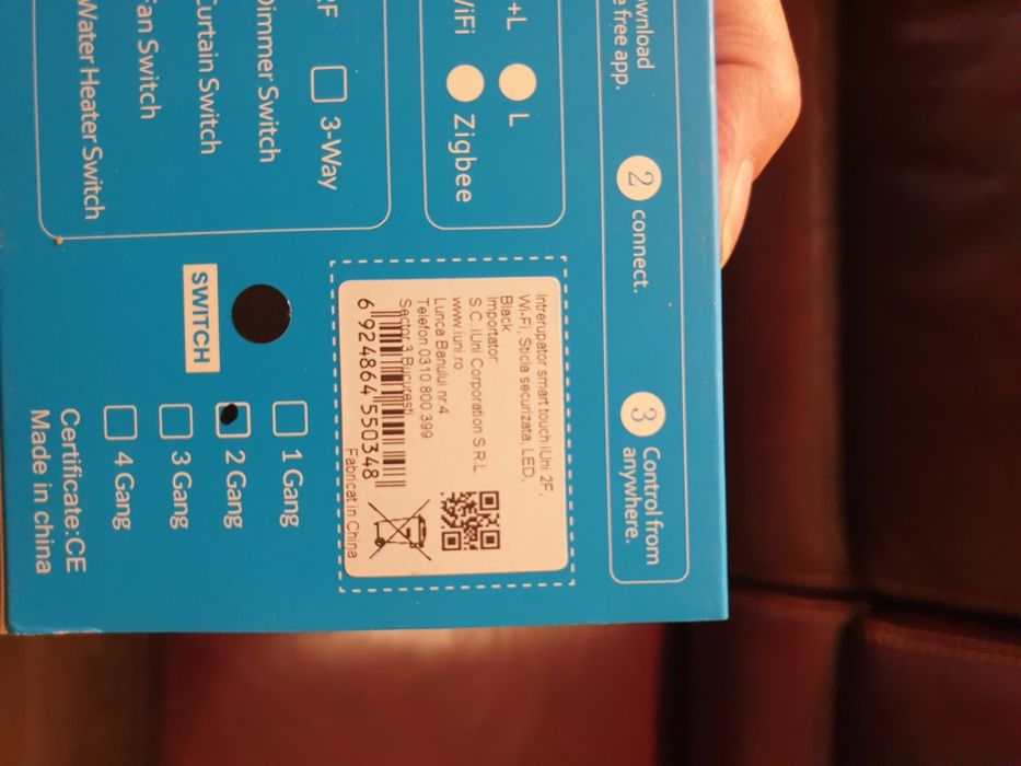 Intrerupator, comutator si priza dubla