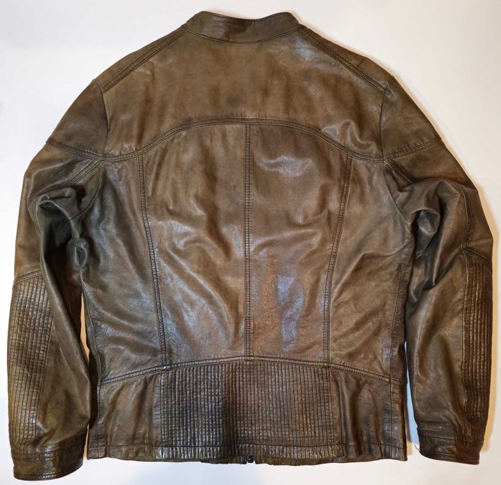 BOSS - Мъжко кожено яке от естествена кожа