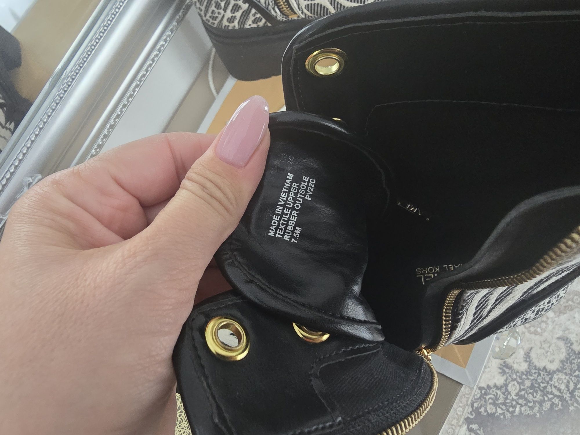 Ghete primavara textil Michael Kors