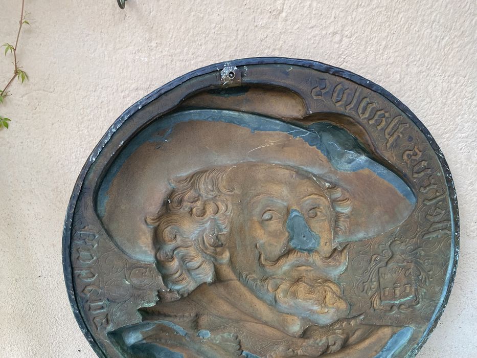 Огромно френско пано за стена от мед художник