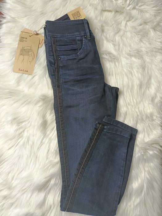 Blugi Salsa Push In cu fermoar lateral – noi, cu etichetă (W26 L30)