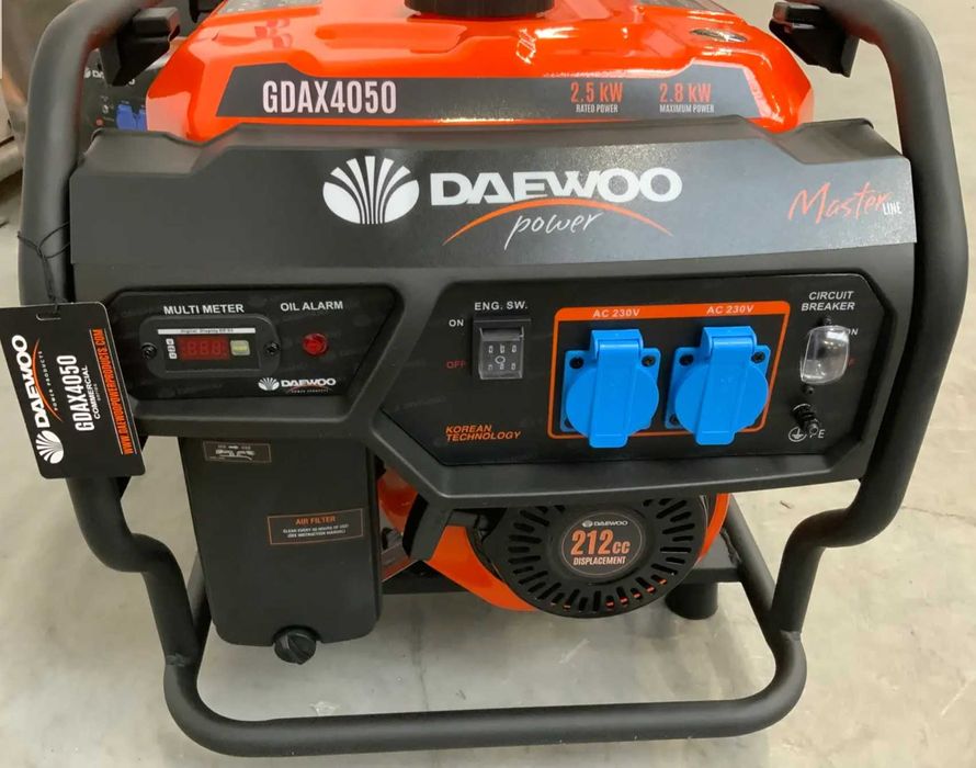 Generator 2,5 kw Motor inverter tip troler NOU Daewoo GDAX4050