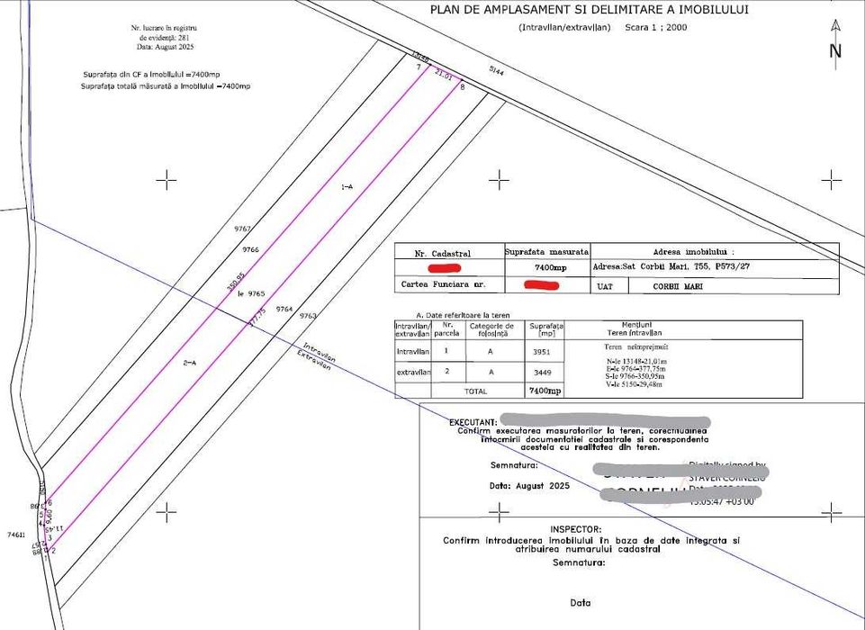Teren de Vânzare 7400 m.p. – Oportunitate Unică de Investiție!