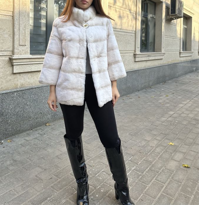Шубка норка белая
