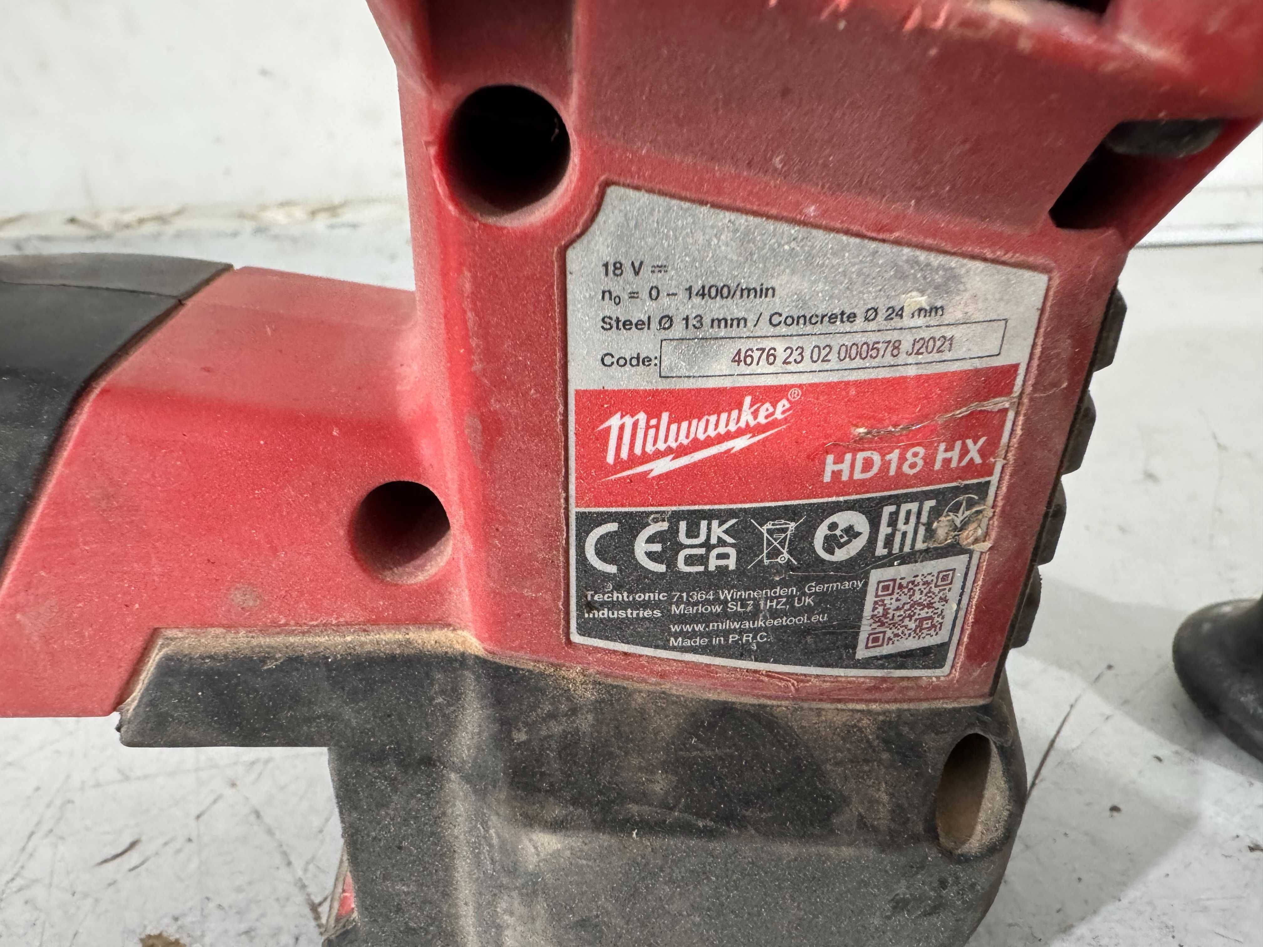 Перфоратор -  MILWAUKEE HD18HX (solo)