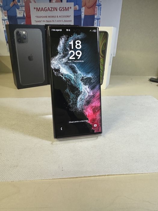 Samsung s22 ultra / 128 gb / Garantie / folie sticla cadou