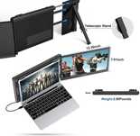 Monitor NOU portabil extensie laptop compatibil telefon