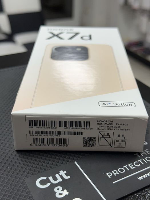 Honor X7d,Velvet Black,256GB/8GB RAM *ЧистоНов**3г Гаранция*