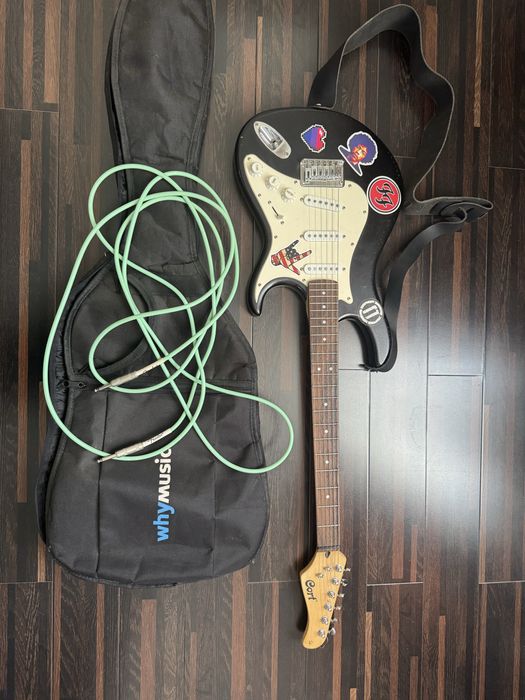 Продам электрогитару с комбоусилителем