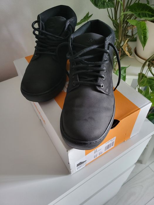 Ghete piele Timberland Adventure black negre 45 11 10.5 ca noi