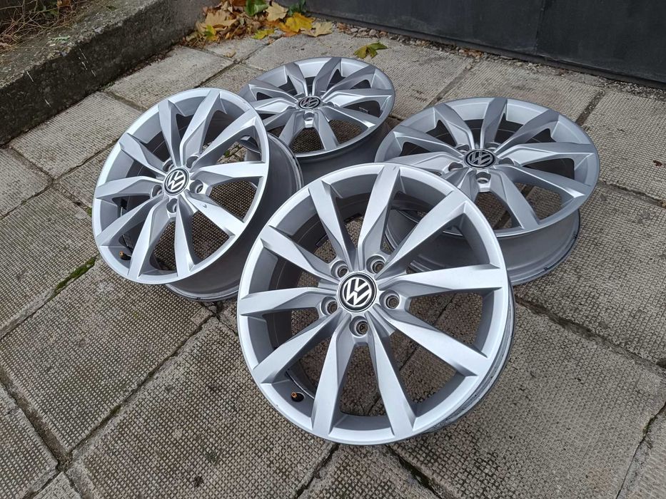 ОРИГИНАЛНИ джанти 17 ' цола VW Golf 7 DIJON / ГОЛФ 7 5x112 57,1 ET 48