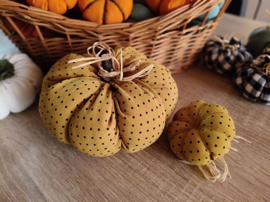 Dovleci/dovleac din textil. Halloween