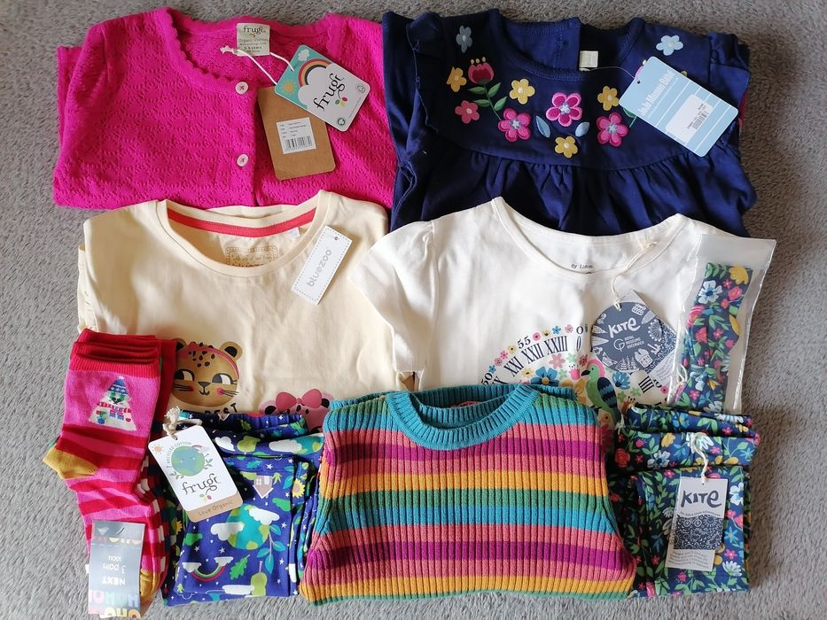 Детски маркови дрехи Frugi, Kite, Jojo maman bebe, Next, BlueZoo