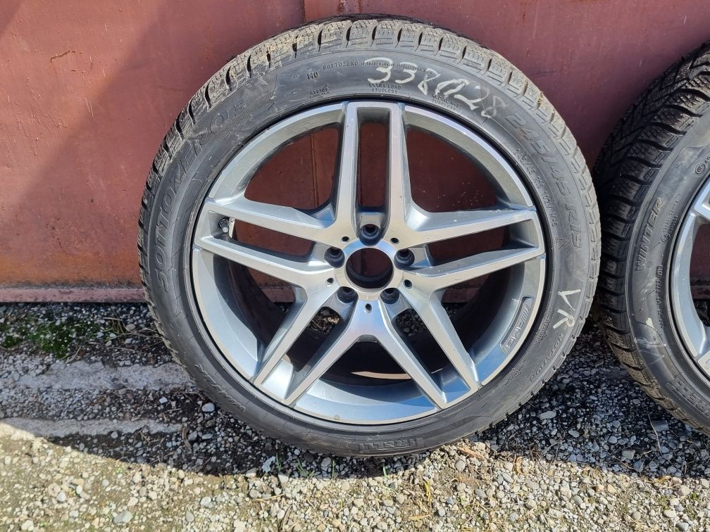 Janta Originala AMG Mercedes Sklasse W222, 19 + anvelopa iarna Pireli