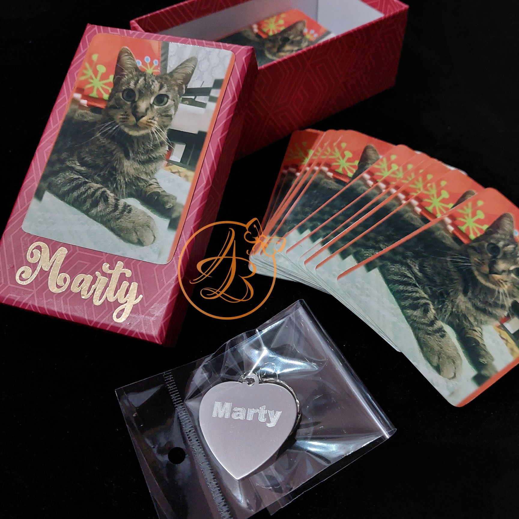 Carti de joc personalizate cu pisica