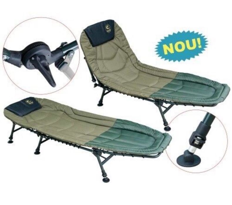 Vând Pat pliant Pescuit  HYB037 Baracuda 6 Picioare Sez