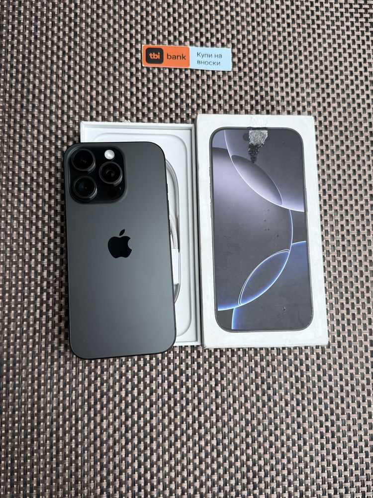 КАТО НОВ!/*ЛИЗИНГ*/ iPhone 16 Pro 128Gb Natural Titanium / Айфон