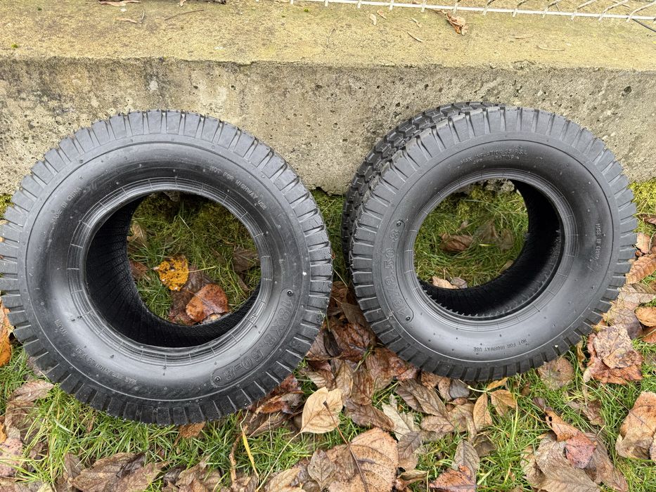 2 броя Гуми 18x8.50-8 за Трактор, косачка за трева голф количка