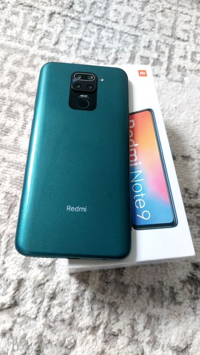 Redmi Note 9.  Hama narsasi joyida