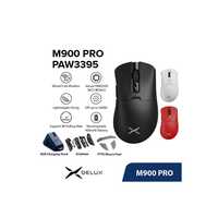 Mouse wireless Delux M900 Pro, negru, NOU, ergonomic, 8kHz polling