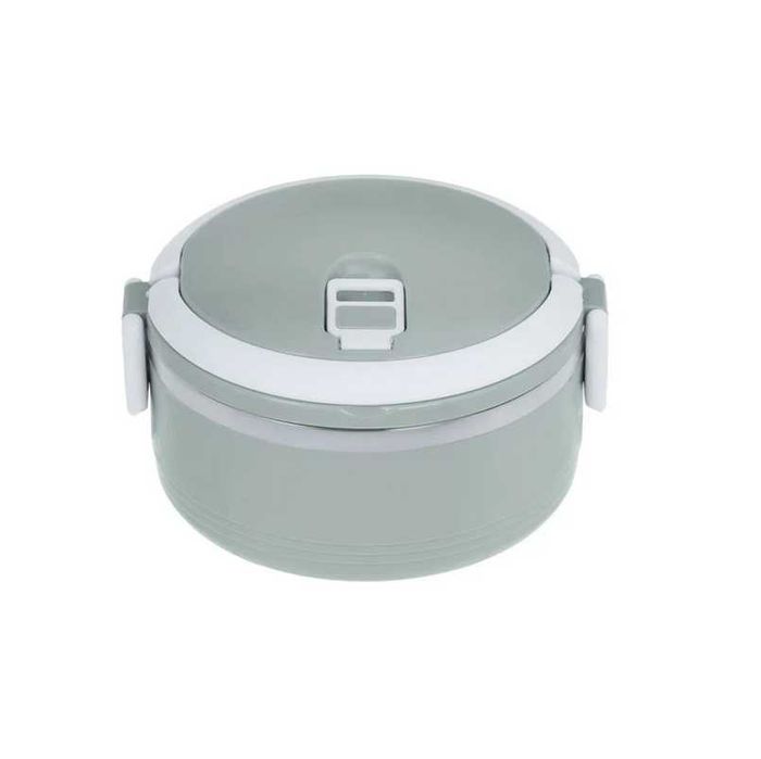 Термокутия за храна Mercado Trade, Кръгла, 500мл., Розов и Сив