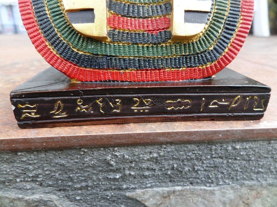 Arta egipteana Tutankhamon statueta Tutankamon masca