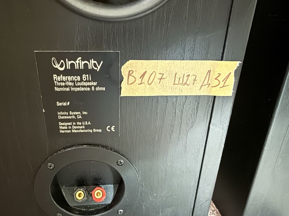 Infinity Refernce 61i Тонколони