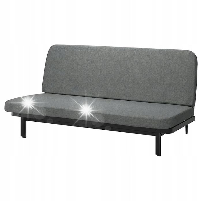Canapea extensibila Ikea Nyhamn, 3 locuri, 140x200cm, ca nou