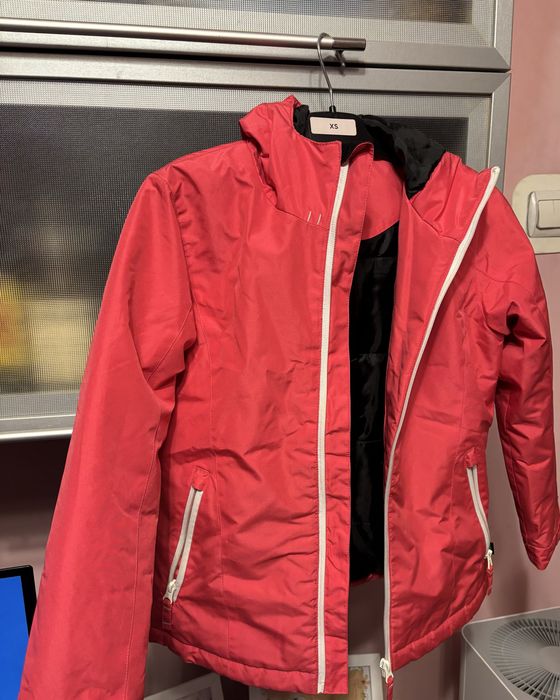 Geaca de fâs cu glugă si pantaloni ski pentru 9 - 10 ani