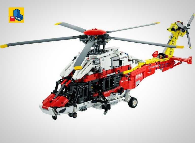 NOU TIP brand L Technic motorizat Elicopter salvare Airbus H175 42145