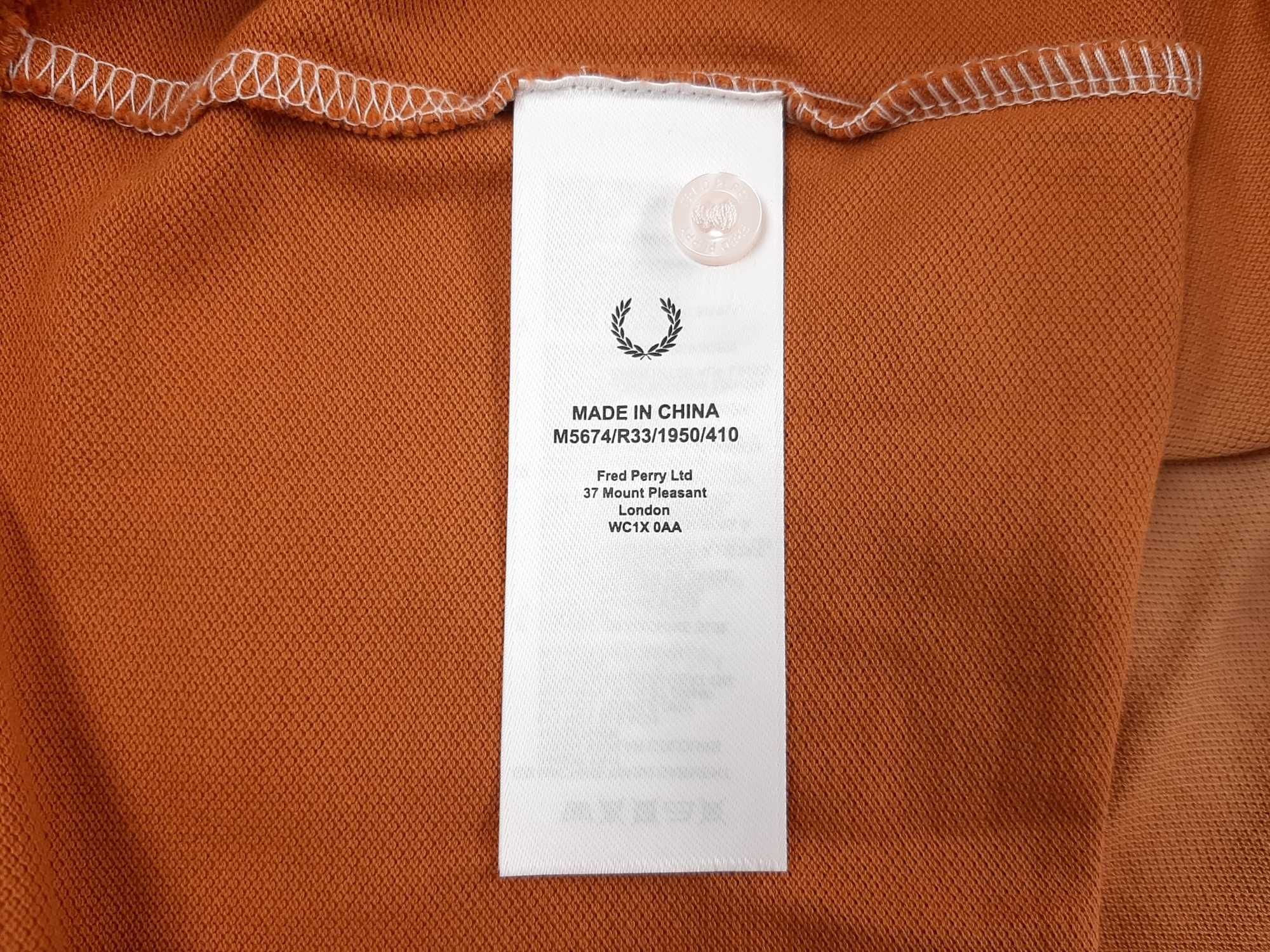 Fred Perry Ombre Polo - Оригинална мъжка тениска с яка размер S