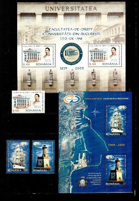 Timbre Romania 2009 - AN COMPLET!!! 65 timbre + 18 blocuri, MNH!