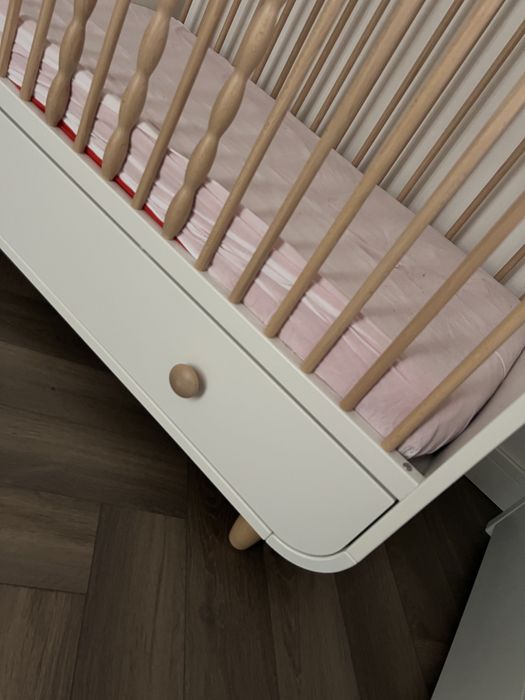 Patut bebe 60x120 si comoda Myllra Ikea