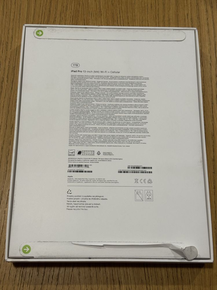 Нов iPad Pro 13" M4 1TB Cellular Space Black Гаранция