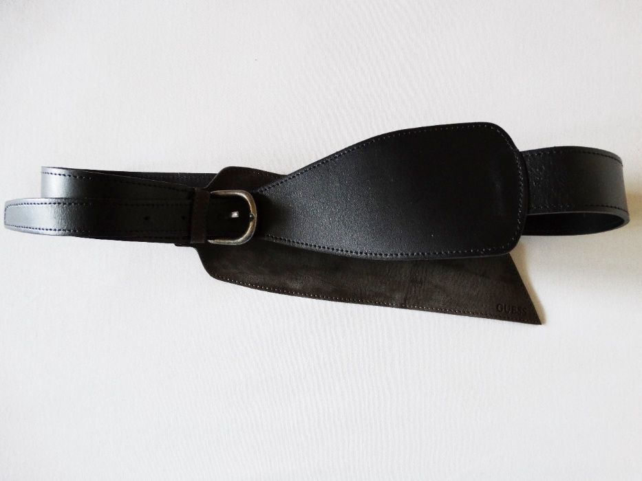 GUESS Made in Italy Leather Belt Дамски Колан Естествена Кожа M (90)